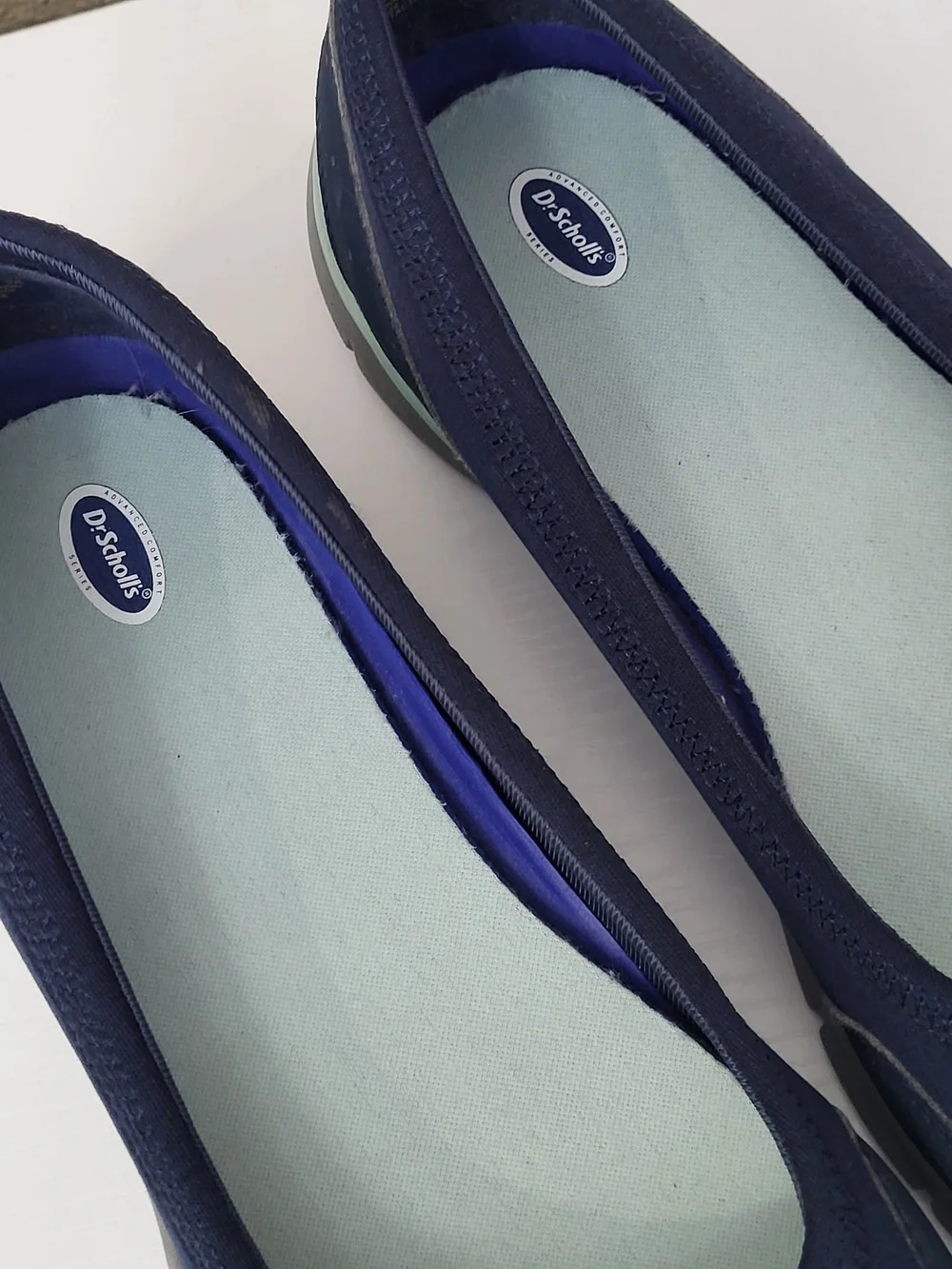 Dr. Scholl's Women's Navy Slip-On Comfort Flats Size 9